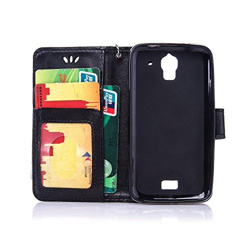 Leather Case Cover Custodia per Huawei Y3 Y360 /