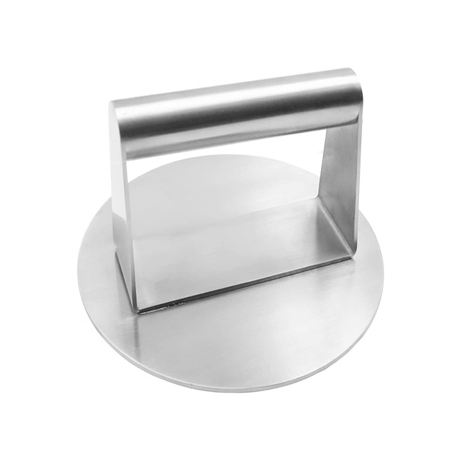 Round Press Heavy Duty Grill Press Maker Non-Stick Burger Press Grill Press Smasher Stainless Steel Material Burger Press Stainless