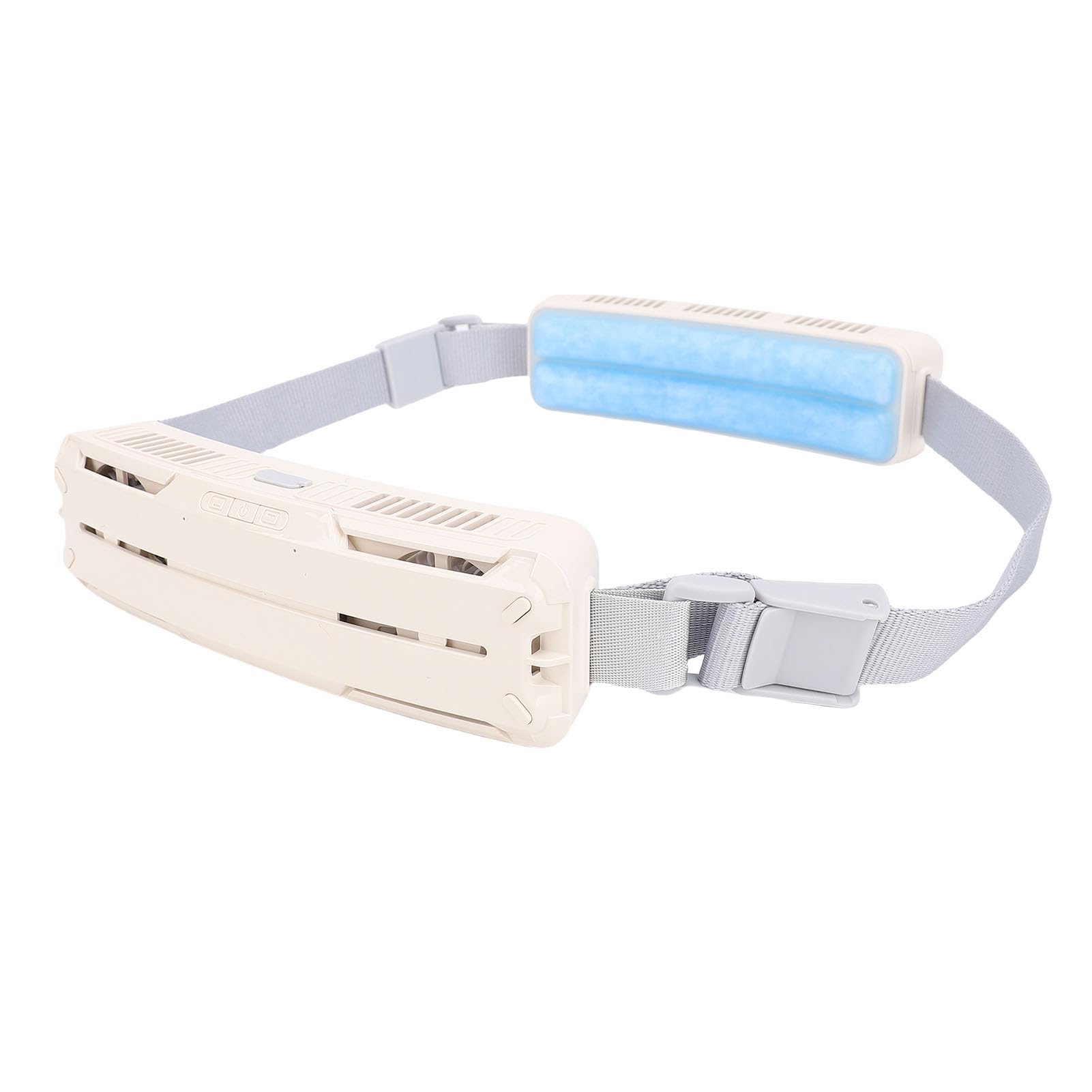 Fafeicy Ventilatore da Vita Indossabile con Batteria da 5000mAh e Tecnologia di Raffreddamento Integrata per Lavoro e Sport All'aperto (WHITE)