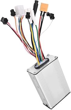 48V 21A Brushless Motor Controller for Kugoo M4 Pro Electric Scooter, Metal and Plastic Housing, Silver Color, 10.5x7x3.5 cm Size