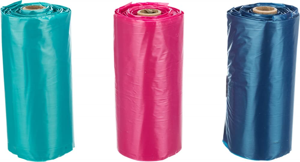 Trixie: - Dog Poop Bags with Handles | Made of Sturdy Enough Material to Pick up your Pups Poop | Leak-Proof and Easy to Use Thanks to the Handles, Prevents Unwanted Mess – (Pack of 3) (B0B29CS5DZ) Amazon Price History, Amazon Price Tracker