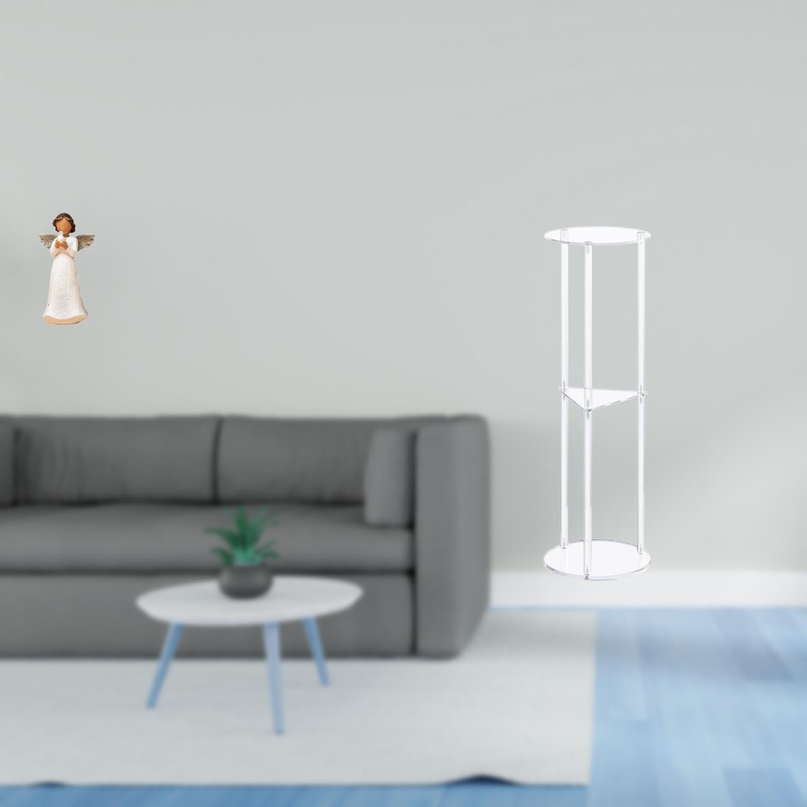 Enakshi® Cherub Resin Sculpture with Pigeon for Living Room and Corridors Combined with Clear Acrylic Side Table for Small Spaces and Easy Assembly Decor|Home & Garden | Home Decor | Figurines-image-33