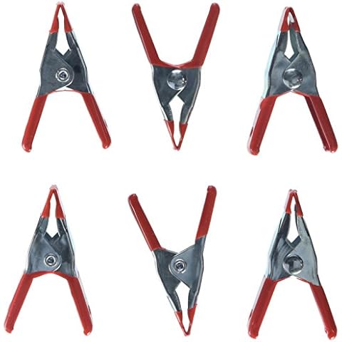 MegaDeal 2" Spring Metal Clamp Wholesale Spring Metal Clamps (20 Pack), 2" Cover