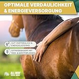 ALL-WIN Horse Meal Deal 15 kg | Haferfreies Pferdemüsli mit Apfel für hohe Schmackhaftigkeit | Reich an Vitamin E & Biotin | Ergänzungsfutter für Vitalität & Glanz