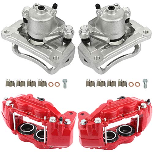 Image of SCITOO - Front & Rear Disc Brake Calipers Assembly w /o Bracket For Toyota