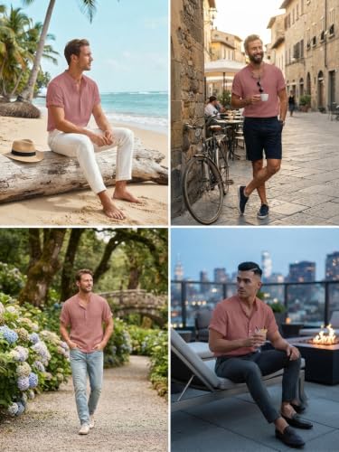 Image of Leriya Fashion Tshirt for Man | T Shirt for Mans | Mens TShirt's | Collarless T- Shirt for Mens | Half Sleeve Tshirt for Men (Available in Plus Sizes) Polycotton, Regular Fit