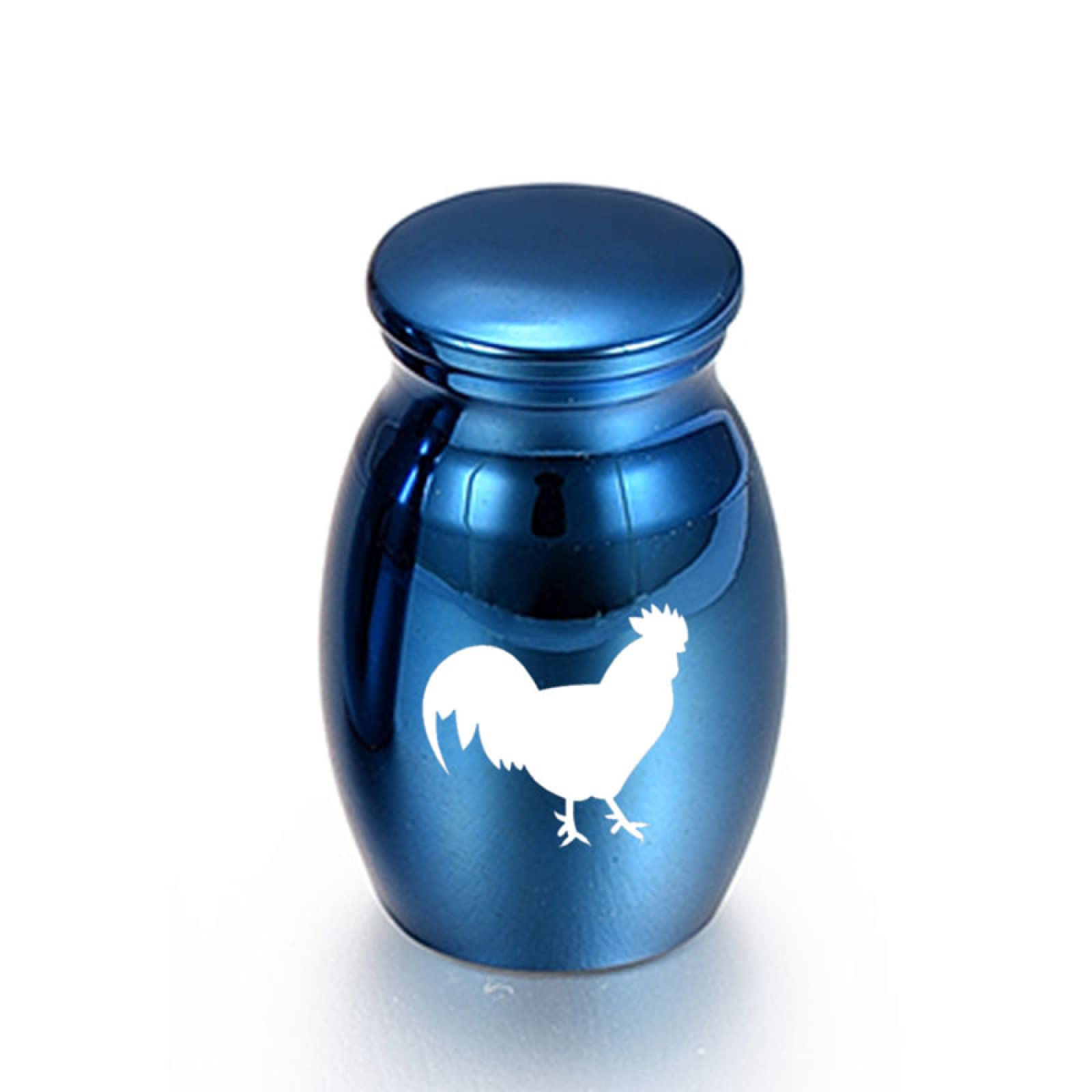 Gedenkurne Aus Aluminium 70mm - Mini Urne Für Asche Von Menschen & Haustieren