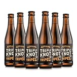 Adnams Triple Knot Tripel Ale 10% | 6 x 330ml Bottles | Belgian-Style Strong Ale | Rich, Complex & Matured Beer | Crafted in Southwold, Suffolk | Premium English Ale