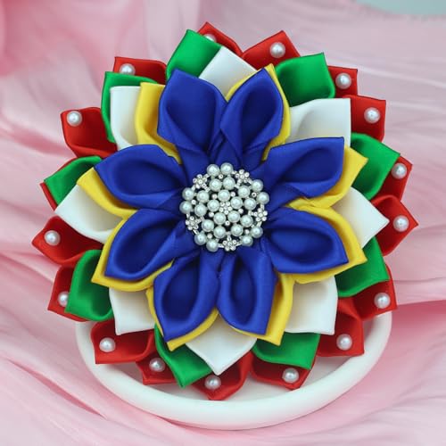 Image of Order of The Eastern Star OES Flower Broch Pin OES Symbol Greek Sorority Paraphernalia Jewelry Sisterhood Gift