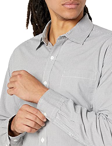 Image of Amazon Essentials Men's Regular-Fit Long-Sleeve Casual Poplin Shirt, Button Front, Business Casual, Collared