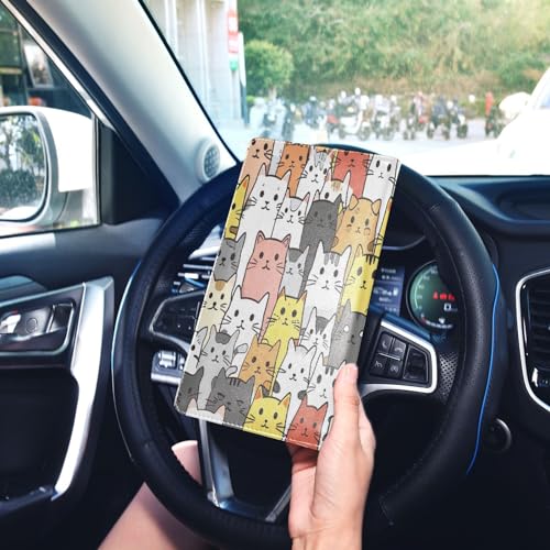 Portadocumentos para carro de cuero miniatura 7