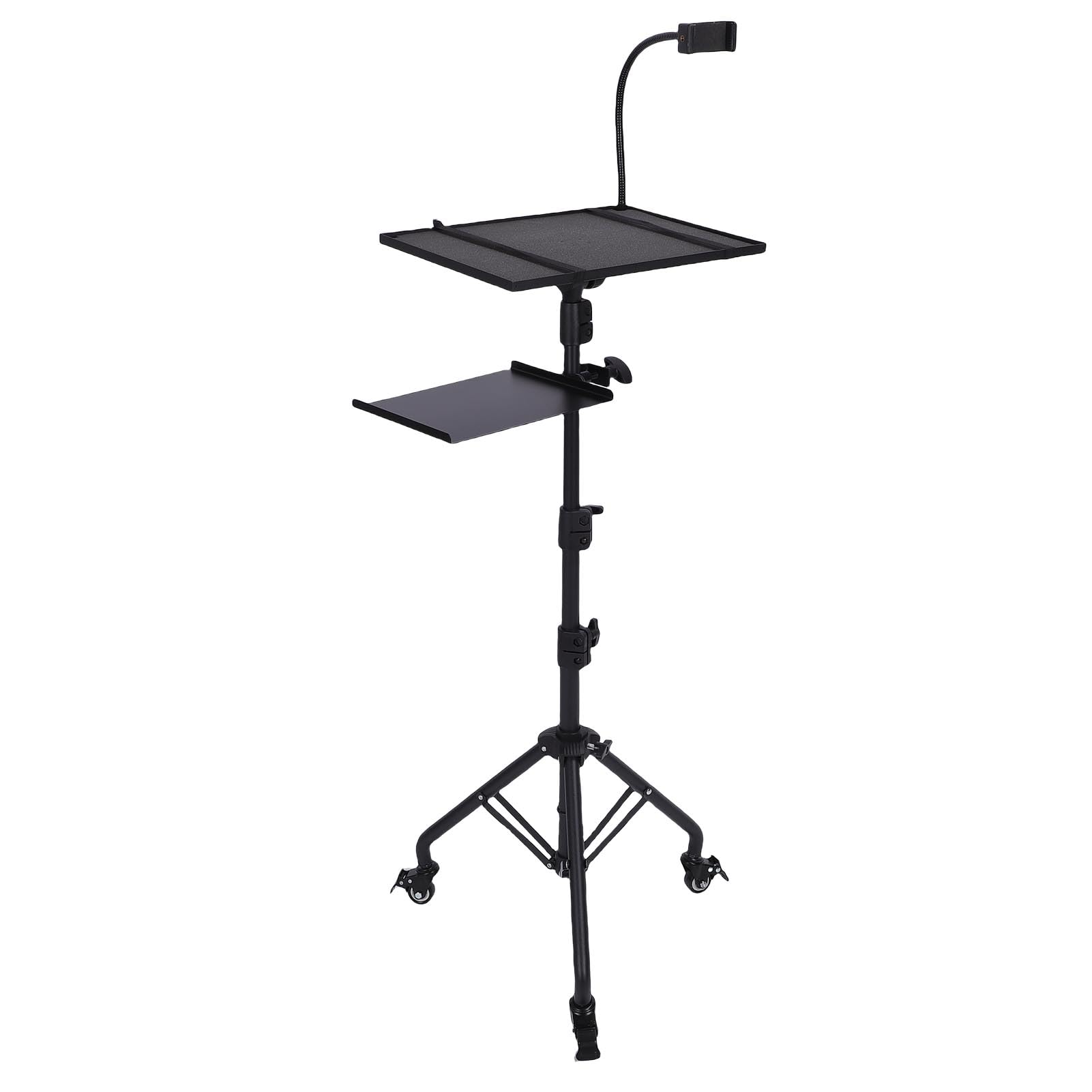 Alomejor Soporte para , Ruedas de ángulo de Altura de Aleación Ajustables para Consolas de Juegos de Oficina en Casa, 15,2 X 11,2 Pulgadas