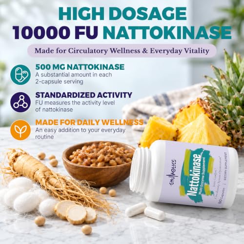 Gyumolics Nattokinase Multi-Enzyme Supplement