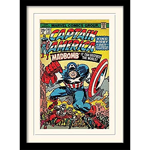 Captain America Madbomb poster Marvel Comics 30x40cm pour mur vide - 4