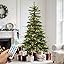 Green With Crystal Decor