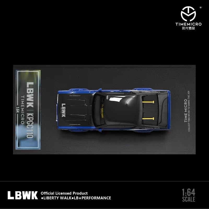 TIME Micro 1/64 ニッサン 日産 KPGC110 LBWK 青色 Time Micro 1/64 Nissan Skyline 2000 GT-R LBWK KPGC110 in