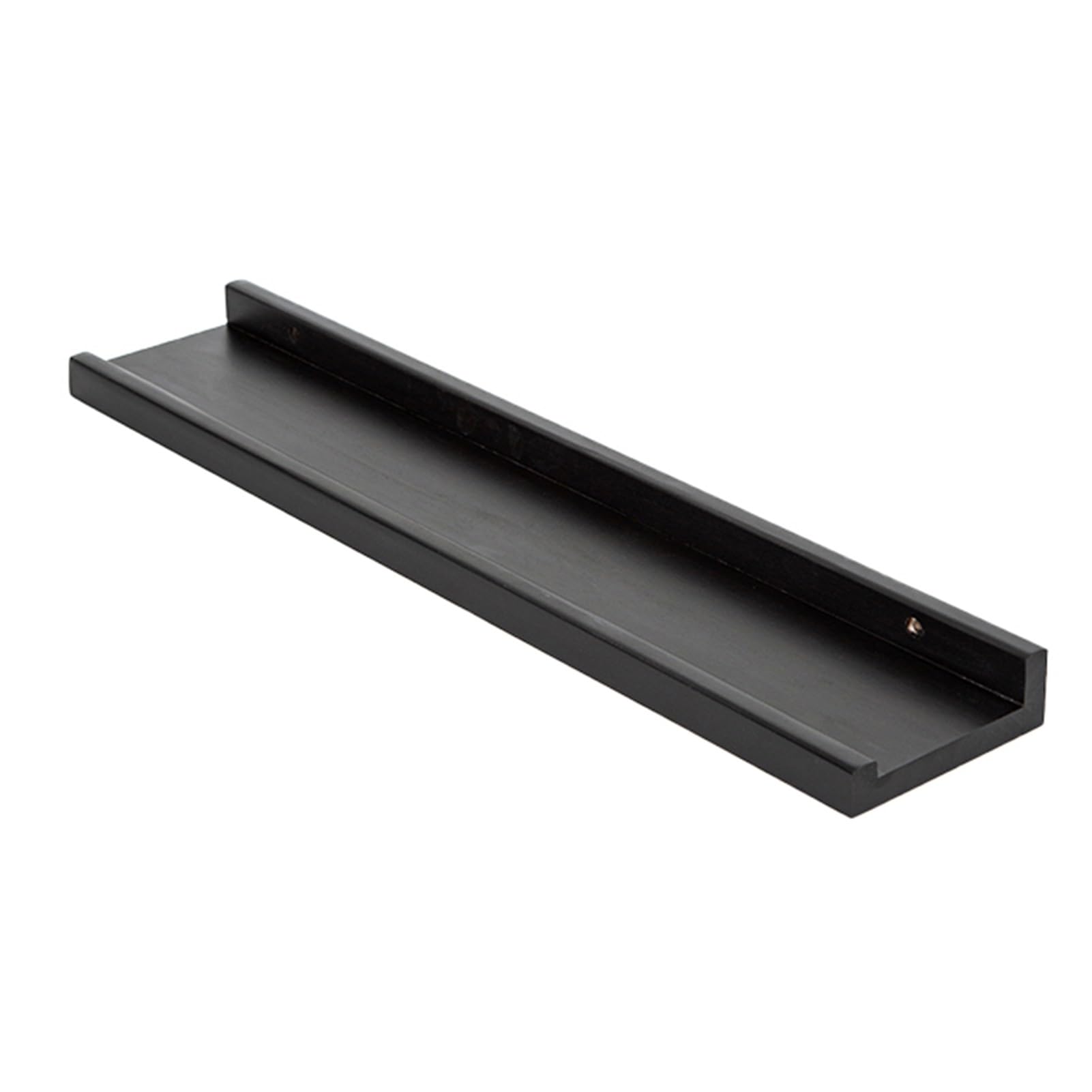 LXBAMKEA Floating Shelves, Modern Wall Mount Shelf, Home Bedroom Living Room Kitchen Bathroom Study Office Decor Ledge, Picture Spice Storage Display Bookshelf (Color : Black, Size : 15x60CM/5.91x23