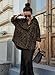 utcoco Womens Fashion Leopard Print Casual Jackets Button Down Shacket Outerwear Fall Outfits for Women 2025 (Medium, Leopard)