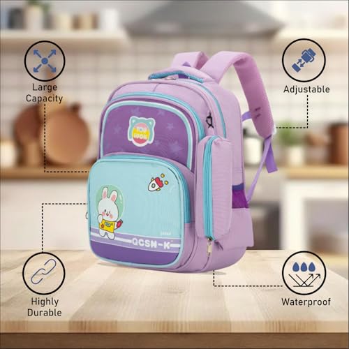 Image of Tinytot 22 Litre 17-Inch Waterproof Large School Bag for Boys & Girls, Kids School Bag, School Backpack for Girls and Boys, for Kids, Ideal for Children