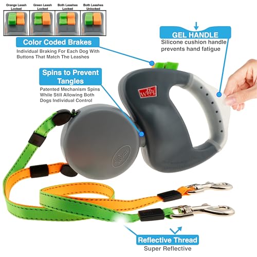 WIGZI Dual Doggie 3.0 Gel-Rollleine, Grau