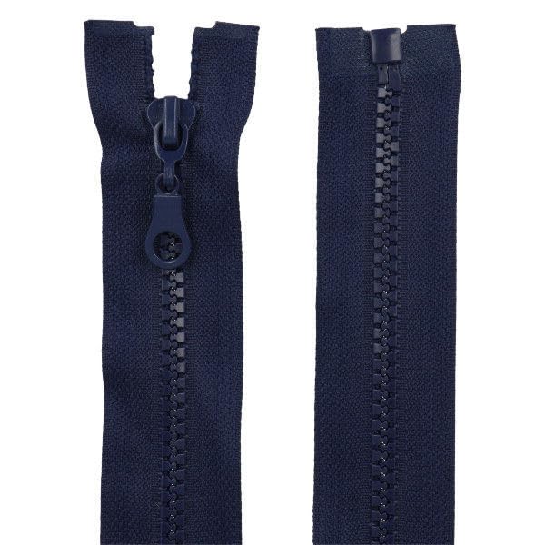 Fermeture Eclair à glissière Séparable Coloris Bleu Marine 75 cm/Blouson Anorak