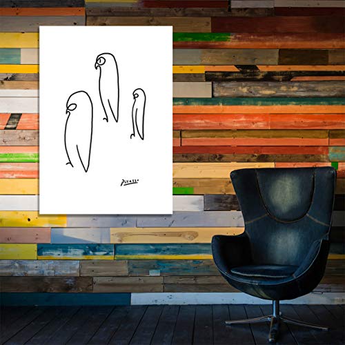 Affiche Pablo Picasso Oiseaux grand format encadrée pour décoration