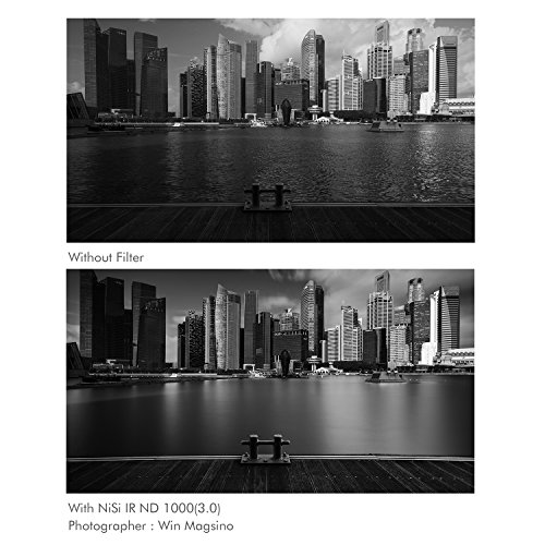 Filtro ND1000 NiSi 100x100mm para capturar el efecto seda en cascadas y mar 5