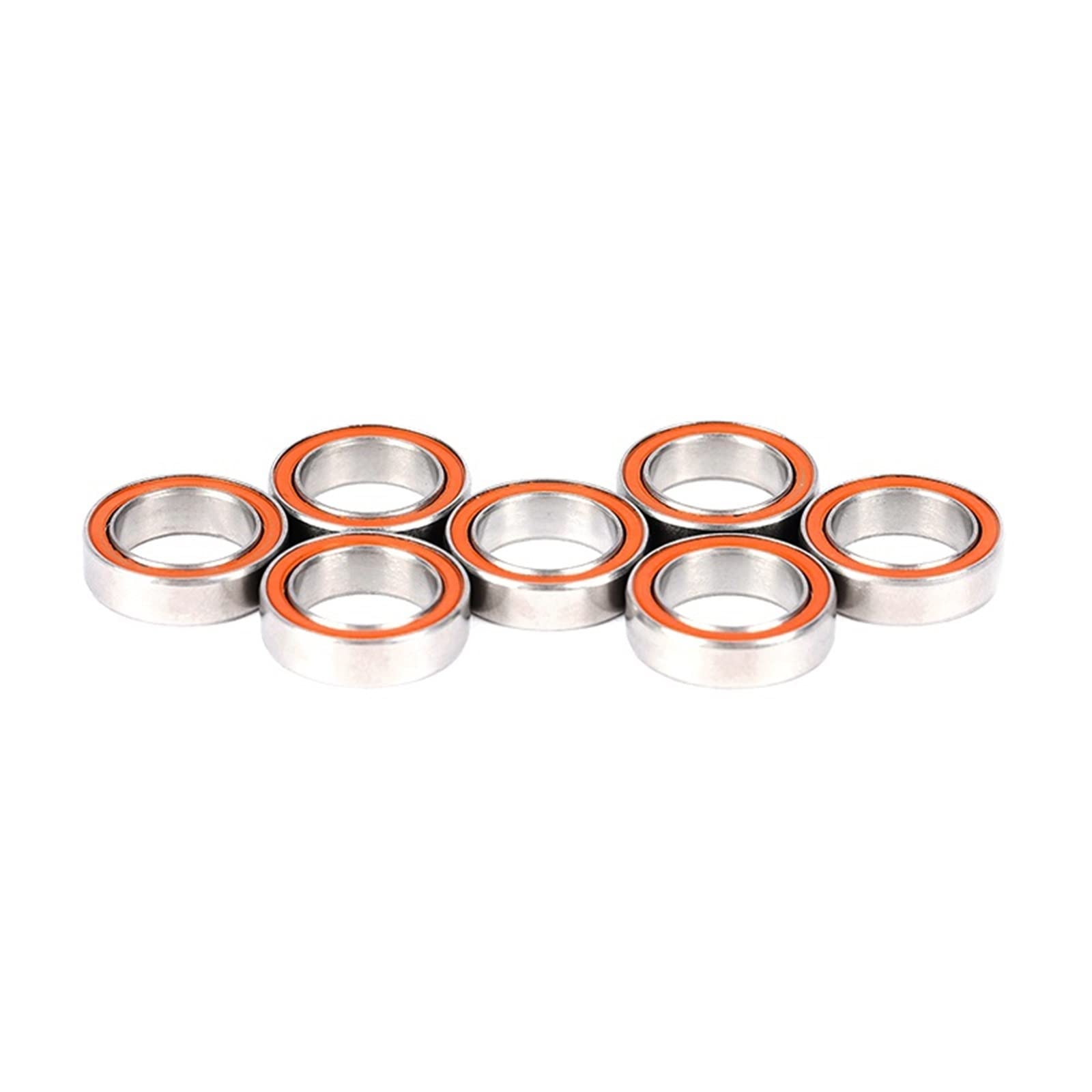 Industrial Bearings 10 Uds 10x15x4 S 6700 2RS CB rodamiento de bolas de cerámica híbrido de acero inoxidable sin grasa de giro rápido for Ball Bearing Skate Bearings