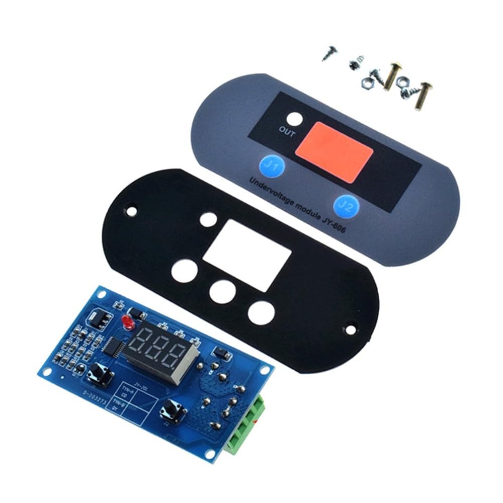 Scheda Protezione Controller Carica Batteria CC 12V,Controller Sottotensione 20A Protezione Tensione Batteria Monitor Scaricamento Eccessivo Batteria con Pannello Montaggio