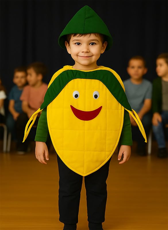 Image of FancyDressWale Fruit & Vegetable Fancy Dress Costume for Kids | Free Size 2-10 Years | School Fancy Dress, Stage Shows, Theme Parties