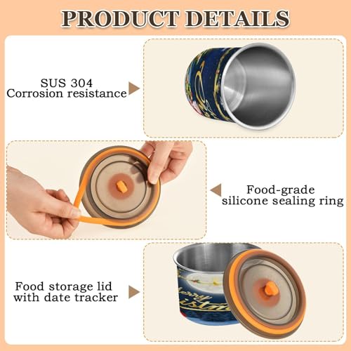 Envase hermético de acero inoxidable para café 17oz miniatura 4