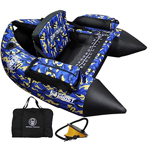 Portata massima: 140 kg Belly boat Float Tube Ghost 140 Amtrac Fishing – Abyss Camo