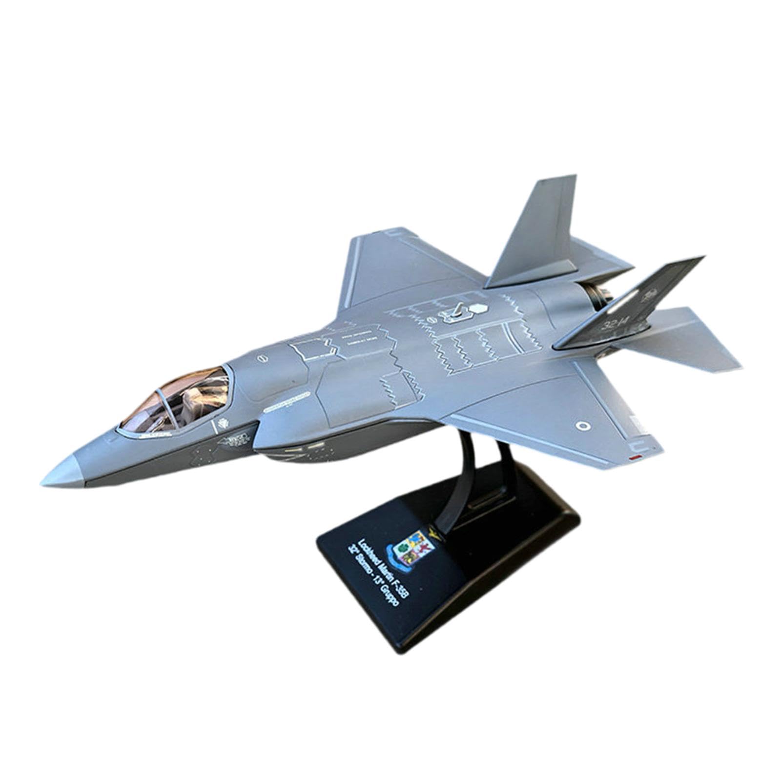 MagiDeal 1/100 Avion Miniature en Métal Moulé sous Pression, Fighter Modèle, Modèle de Table Décoratif, Commémoratif d'aviation, pour Café, Salon, Meuble TV, Maison, Style A