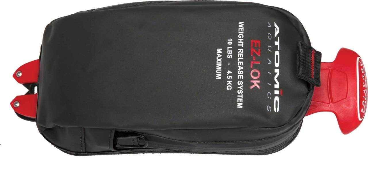 Atomic BC1 BCD, czarno-czerwony, mały