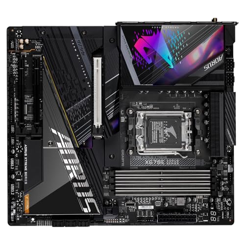 GIGABYTE X670E AORUS XTREME Scheda madre - Supporta AMD 9000 Series CPUs, 18+2+2 Phases Digital VRM, up to 8000MHz DDR5 (OC), 4xPCIe 5.0 M.2, Wi-Fi 6E, 10GbE LAN, USB 3.2 Gen 2x2 - Scheda madre - Immagine 4