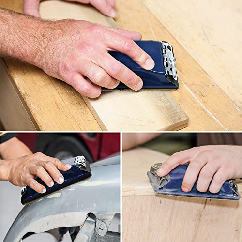 Lotfancy Sandpaper 80 To 5000 Grit, 96Pc 9 X 3.6” Dry Wet Sand Paper With Sanding Block, Silicon Carbide Sanding Sheet Assortment, For Automotive Metal Wood Furniture Polishing Finishing Buffing #TOP6