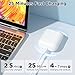 JKV Wireless Charging Case Replacement for AirPod Case Compatible with Air Pods 1 2, Only Air Pod Wireless Charger with Bluetooth Pairing Sync Button, No Earbuds (Lightning Port)