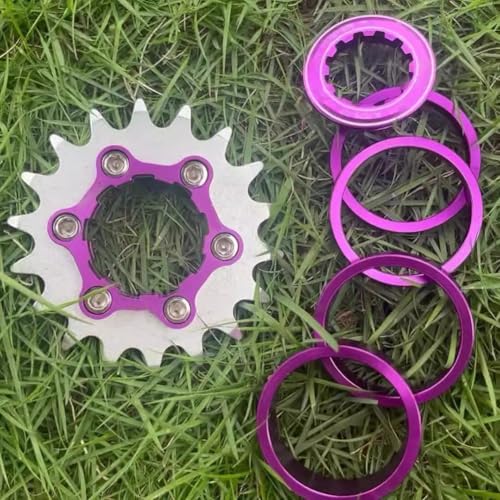 Rueda libre de casete de bicicleta de una sola velocidad impulsada por el rendimiento diseñado para minimizar el desgaste con el tiempo (100%)