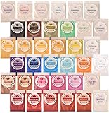 Dewel 36 * 5g Mica Powder,Polvo en Pigmento de Mica para teñir Resina Epoxi, Slimo, Jabón,Bombas de Baño, Maquillaje de Halloween y Navidad, Uñas,Cosmético.etc