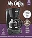 Mr. Coffee 4-Cup Switch Coffee Maker with Gold Tone Filter, Black