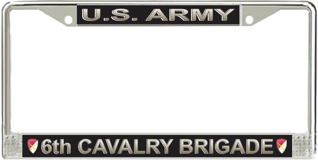 MilitaryBest U.S. Army 6th Cavalry Brigade License Plate Frame