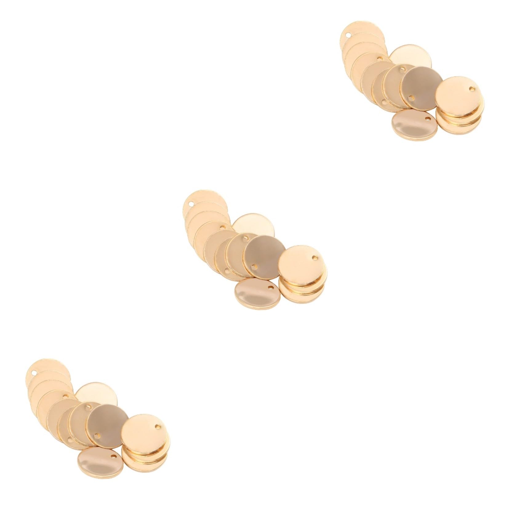 SHINEOFI 72 Pz Pendenti Pendenti in Rame Realizzazione Di Braccialetti Accessori Alla Moda Stampaggio Bracciale Per Ciondoli Braccialetti Di Fascino Collana Braccialetto Prodotto Semifinito