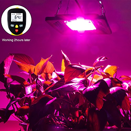 Image of Full Spectrum LED Grow Lights for Indoor Plants, CANAGROW Waterproof COB Outdoor Grow Light, Plant Growing Lamps Refugium Light for Saltwater Aquarium, Heating Lamps for Plants Seeding, Veg, Blooming