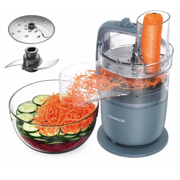 Kenwood MultiPro Go - Kompakte Küchenmaschine 650 W 1,3 L Schüssel Grau