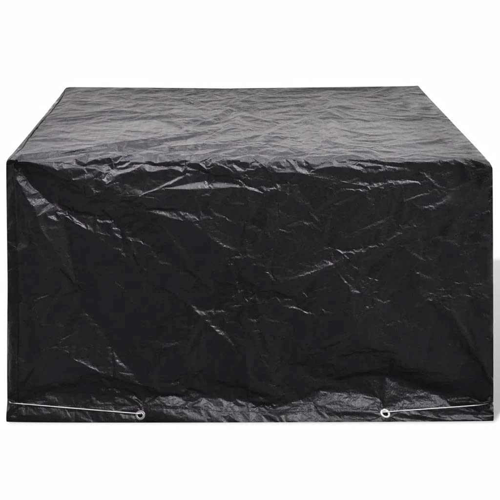 vidaXL Copertura per mobili da giardino per 4 persone, impermeabile, 8 occhielli, 180 x 139 cm