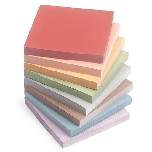 Bethany Home モランディ色 強粘着 付箋 可愛い 約640枚 シルエットデザイン かわいい ノート メモ帳 手帳 メモ用紙 ふせん メッセージカード 文房具 超徳用 (モランディ)