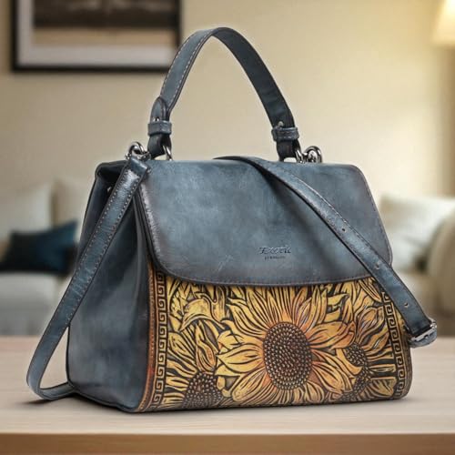 Image of EXOTIC Premium Vintage Embossed Floral Flap Desing Sling Bag For Women