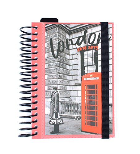 Grupo Erik Editores adpe1805 – Agenda Scolaire à Spirale en espagnol London, 11.4 x 16 cm Grupo Erik Editores adpe1805 – Agenda Scolaire à Spirale en espagnol London, 11.4 x 16 cm