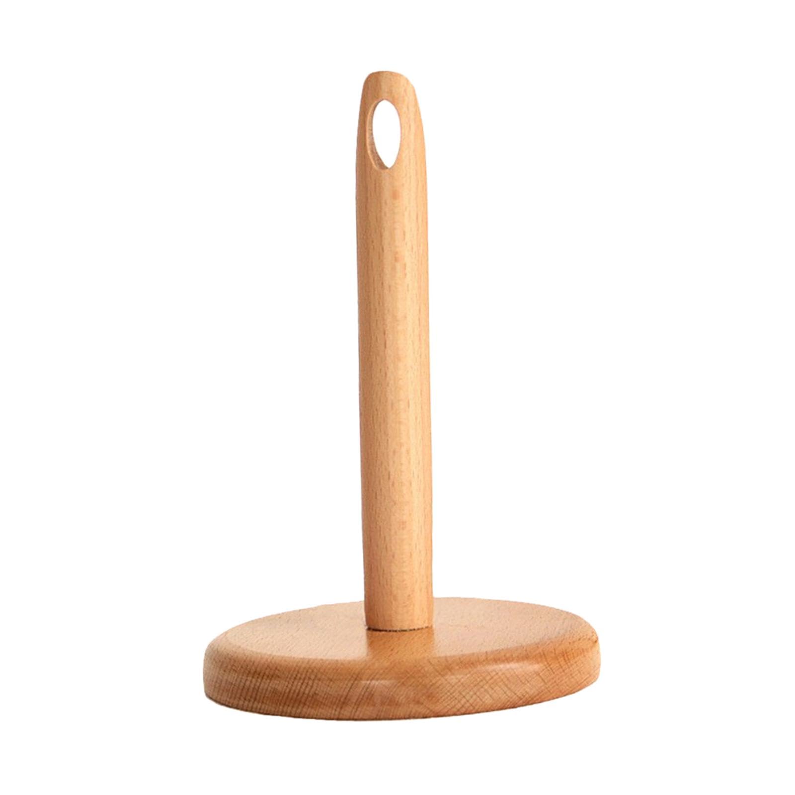 Juego de 3 soportes giratorios de lana de madera para el hogar, ganchillo y manualidades