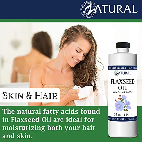 Flaxseed Oil - 100% Pure Flax Seed Oil - 0 Additives - 0 Fillers - Cold Pressed - Unrefined (8 Ounce) - Thumbnail 7
